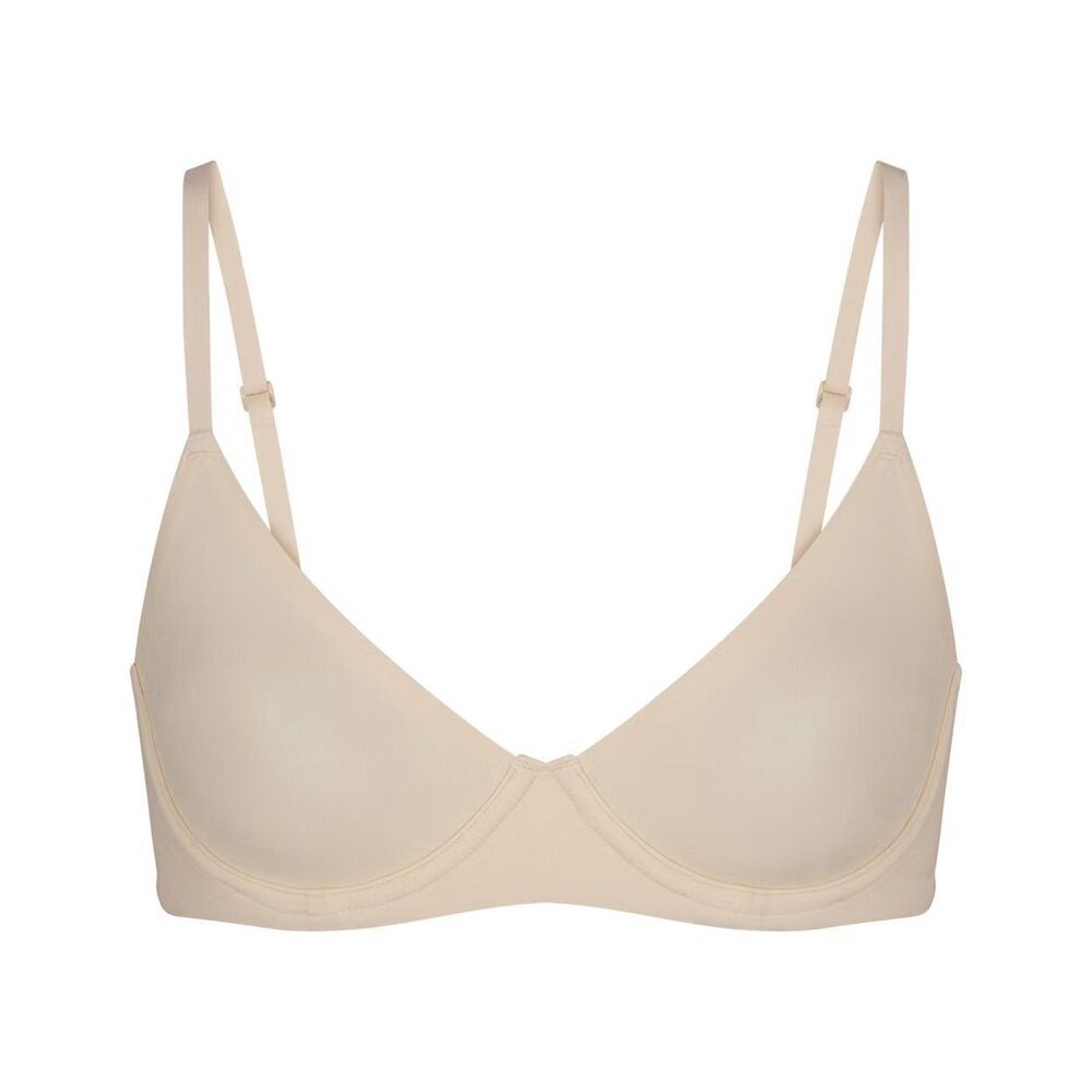 Skims Fits Everybody Unlined Demi Bra Sand Size 34A
